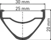 Dt Swiss Xm 421 29´´ 25 Mm Std Vi Disc Tubeless Mtb-felge Produktbild-Vorschau 1