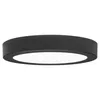 A black, circular LED ceiling light is shown against a white background. Náhľad obrázku produktu