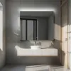 Badspiegel mit LED Beleuchtung 80x70 cm Josie - Horizontal Produktbild-Vorschau 4