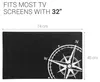 kwmobile 32" TV Abdeckung Indoor - Fernseher Hülle Produktbild-Vorschau 3