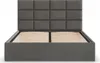 Polsterbett 160x200 cm mit Lattenrost, stabiles Doppelbett Produktbild-Vorschau 4