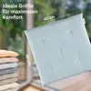 ESPRIT Sitzkissen NEEDLESTRIPE Hellblau 40 x 40 cm - 4er Produktbild-Vorschau 4