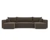 A U-shaped sofa on a white background. Voir les images du produit