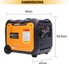 A generator with dimensions indicated. Produktbild-Vorschau