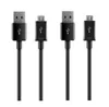 Four black USB cables with different connectors are arranged in a row against a white background. Náhľad obrázku produktu