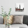 DEQORI Glasbild Echtglas 30x30 cm 'Rote Busse vor Big Ben' Produktbild-Vorschau 3