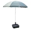 A patio umbrella with a base, shown against a white background. Produktbild-Vorschau