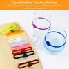 24 Stück Glasmarkierer, Glas Markierung Trinkglas Wiederver Produktbild-Vorschau 6