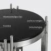 okwish Kleiner Couchtisch Beistelltisch mit Stauraum und Produktbild-Vorschau 5