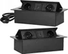 Výklopný blok zapuštěný ORNO OR-GM-9035/B, 2x 230V, 2x USB Náhled obrázku produktu 8
