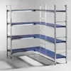 HENDI Étagère de rangement en aluminium, 1280x405x(H)1685mm Voir les images du produit 2