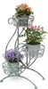 DanDiBo Blumentreppe Metall Grau 75 cm Blumenständer mit 3 Produktbild-Vorschau 1