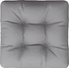 vidaXL Palettenkissen Grau 60x60x12 cm Stoff Produktbild-Vorschau 6