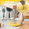 Handmixer, Halbautomatischer Schneebesen aus Edelstahl, Produktbild-Vorschau 3
