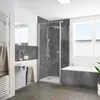 Duschrückwand BREUER Express Q72 Steinoptik Schiefer grau Produktbild-Vorschau 2