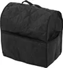 A black quilted cover for a kitchen appliance, likely a mixer, with pockets on the front and sides. Produktbild-Vorschau