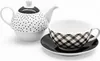 Dzbanek 320ml Filiżanka Spodek Porcelana Komplet 3w1 Imbryk Podgląd zdjęcia produktu 5