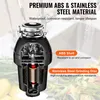 VEVOR drtič kuchyňského odpadu, drtič kuchyňského odpadu, Náhled obrázku produktu 6