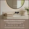 S'AFIELINA miroir salle de bain LED 80 cm rond, tactile, Voir les images du produit 10