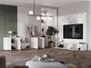 AZELIO 4D Sideboard in Weiß, Maße 60x215x37cm (HBT), mit Produktbild-Vorschau 6