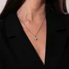 Halskette mit Zirkonia-Kristall für Damen mit Geschenk Box Produktbild-Vorschau 2
