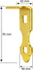 Sturmhaken mit Öse Platten Torbefestigung 12 x 600 mm Produktbild-Vorschau 4