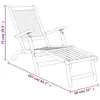 VidaXL 3120440, Taras, Drewno akacjowe, 110 kg, 42 cm Podgląd zdjęcia produktu 11