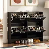 FCH Schuhschrank schmal mit 4 Klappen, Schuhregal für den Produktbild-Vorschau 2