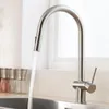 Küchenarmatur Ausziehbar Edelstahl Gebürstet, Wasserhahn Produktbild-Vorschau 1
