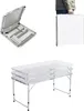 Set aus Campingtisch und 4 Klapphockern - 125 x 60 cm - Produktbild-Vorschau 3