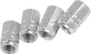 12x bouchons de valve 5 en aluminium anti-pollution voiture Voir les images du produit 4