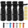 4 x WELLGRO Wand Fahrradhalter - Stahl Fahrrad Produktbild-Vorschau 1