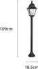 Elstead Norfolk Außen-Stehleuchte E27 109cm Schwarz IP43 Produktbild-Vorschau 6