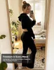 Yogaration Flared Leggings Damen Yogahose Hohe Taille Produktbild-Vorschau 6
