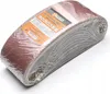 A stack of sanding belts wrapped in plastic packaging, with a label attached. Anteprima dell’immagine prodotto