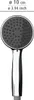 WENKO Soffione doccia Basic Grey Ø10cm Soffione doccia Anteprima dell’immagine prodotto 5