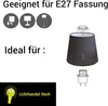 Lampenschirm E27 Tischlampe Stoffschirm Tischleuchte Lampe Produktbild-Vorschau 2