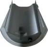 A close-up studio shot of a dark gray, plastic gutter component. Produktbild-Vorschau