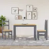 The Living Store Essstühle 2 Stk. Grau 40x46x99 cm Produktbild-Vorschau 4
