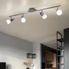 LED Deckenstrahler aus Chrom und Glas, Länge 95 cm Produktbild-Vorschau 3