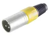XLR-Stecker, gelb Produktbild-Vorschau 2