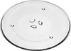 A clear glass turntable for a microwave oven. Produktbild-Vorschau