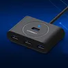 Ugreen USB 3.0 + USB-C 3.1 4 Port OTG Hub Black Produktbild-Vorschau 2