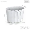 Květináč závěsný BOARDEE HOOK 19,4 cm - barva: bílá Anteprima dell’immagine prodotto 4