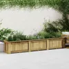 vidaXL Lit surélevé 291 x 50 x 50 cm Bois de pin imprégné Voir les images du produit 2