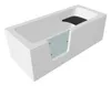 Badewanne Rechteck Set 6in1 140x70 Links mit AcrylSchürze, Produktbild-Vorschau 4
