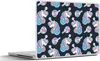 MuchoWow® Laptop Aufkleber Sticker Cover Mädchen - Einhorn Produktbild-Vorschau 1