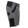 A side view of gray work shorts with black accents. Produktbild-Vorschau