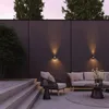 hoftronic LED Wandleuchte Kansas 7W 3000K IP65 Anthrazit Produktbild-Vorschau 4