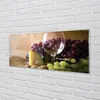 Glasbilder 125x50 Wandkunst Trauben leeres Glas Produktbild-Vorschau 2